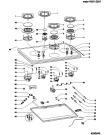 Схема №1 GQ74SI (F039932) с изображением Поверхность для плиты (духовки) Indesit C00142586