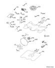 Схема №1 EVY0841BAX с изображением Запчасть для электропечи Aeg 140007395019