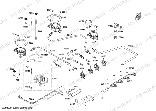 Взрыв-схема плиты (духовки) Bosch PCH615B90Y ENC.PCH615B90Y 3G+1W BO60F IH5 - Схема узла 02