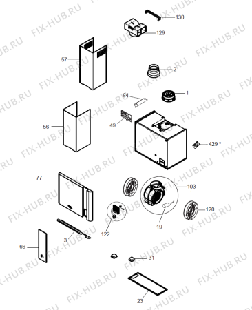 Схема №1 DQGA65KR (280262, E088I1S35AD2HCT) с изображением Электролампа для вытяжки Gorenje 317496