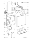 Схема №2 ADP 6937 IX PC с изображением Модуль (плата) управления для посудомойки Whirlpool 481221838636