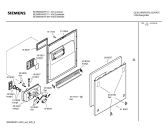 Схема №2 SE55M550FF с изображением Передняя панель для электропосудомоечной машины Siemens 00449462