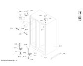Схема №3 KAN92S65TI с изображением Дверь для холодильника Bosch 00716087