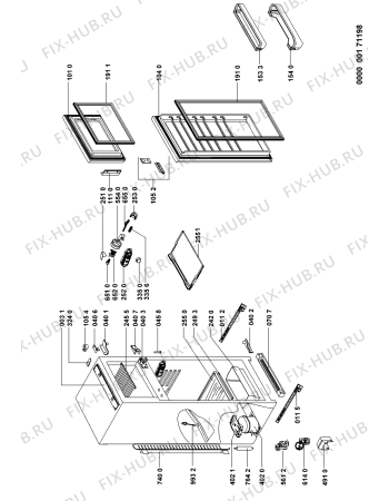 Схема №1 ART 380/A+ с изображением Накопитель для холодильника Whirlpool 480132100582