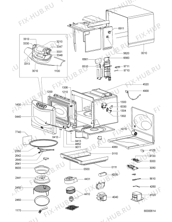 Схема №1 JT 356 white с изображением Дверь для микроволновки Whirlpool 481246469116