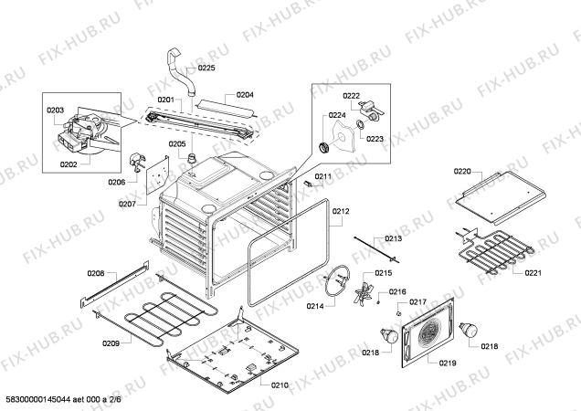 Схема №4 HES7252U с изображением Варочная панель для плиты (духовки) Bosch 00243980
