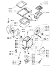 Схема №1 AWT 7103 D с изображением Обшивка для стиралки Whirlpool 481245210135