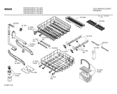 Схема №5 SGS43A12GB Exxcel auto option с изображением Передняя панель для электропосудомоечной машины Bosch 00367153