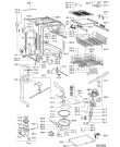 Схема №1 ADG SPACE WH с изображением Обшивка для посудомоечной машины Whirlpool 480140102279