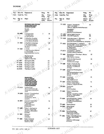 Схема №5 RS3254 с изображением Диод для моноблока Siemens 00709388