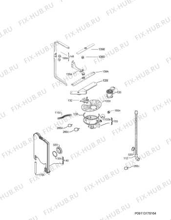 Взрыв-схема посудомоечной машины Frigidaire Gallery FGCD2456QB1B - Схема узла Hydraulic System 272