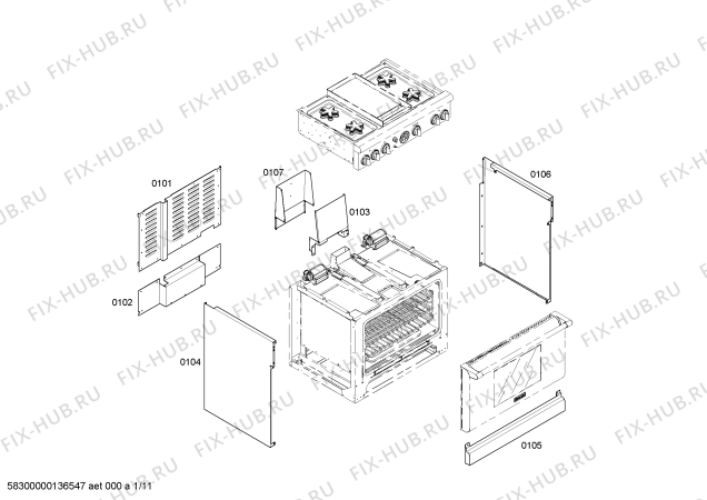 Схема №4 PCG484EC с изображением Устройство поджига для духового шкафа Bosch 00644424