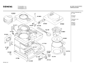 Схема №1 TKA6210 с изображением Шарнир для кофеварки (кофемашины) Siemens 00058921