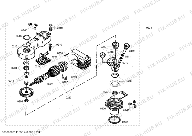 Схема №2 MUM4825 с изображением Панель для электрокомбайна Bosch 00654417