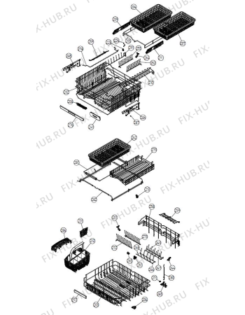 Взрыв-схема посудомоечной машины Asko D5556XXLFI (498480, DW16.2) - Схема узла 02