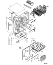 Схема №2 GSX 5999 G с изображением Обшивка для посудомоечной машины Whirlpool 480140100035