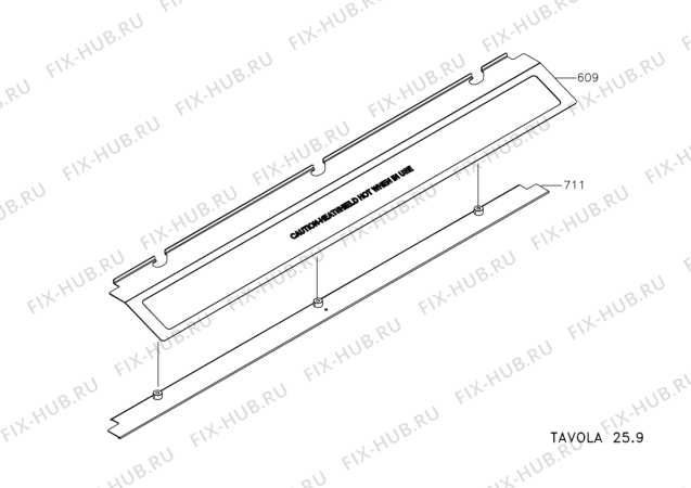 Взрыв-схема плиты (духовки) Ariston MG23RIX (F046254) - Схема узла