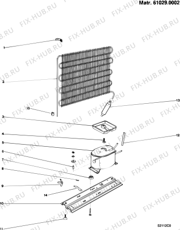 Взрыв-схема холодильника Whirlpool FR228WEWW (F007681) - Схема узла