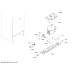 Схема №4 KGN57PI26N с изображением Крышка для холодильной камеры Bosch 00632959