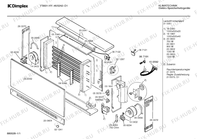Схема №1 46/1322 FSM601-HY с изображением Нагревательный элемент Bosch 00230803