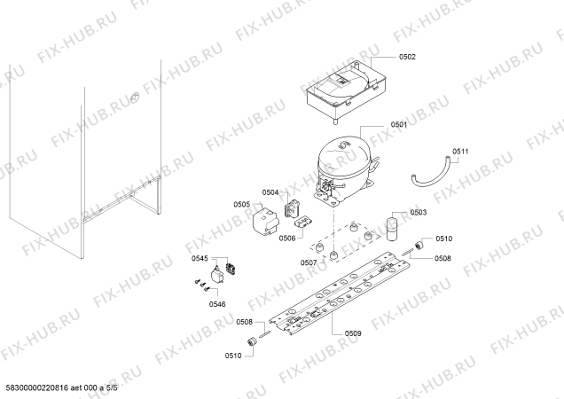 Схема №3 KGN39VC14R с изображением Дверь для холодильника Bosch 00714248