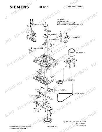 Схема №2 RM7455 с изображением Транзистор Siemens 00723365