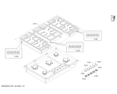 Схема №3 SGSXP305TS Thermador с изображением Варочная панель для духового шкафа Bosch 00776632