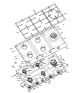 Схема №1 GK995RVSA1E/P1 (461308, HG9DAE1D) с изображением Поверхность для электропечи Gorenje 438139