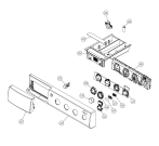 Схема №1 W6362 DK   -White (900003131, WM25.3) с изображением Декоративная панель для стиральной машины Gorenje 268218