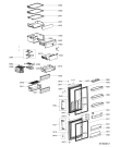 Схема №1 ARC 8140/1/AL с изображением Дверка для холодильной камеры Whirlpool 481241619813