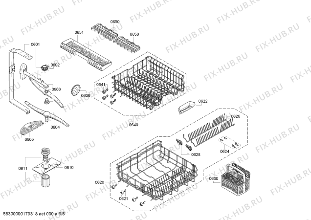 Схема №3 SMD50E14EU с изображением Передняя панель для посудомоечной машины Bosch 00672813