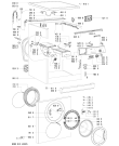 Схема №2 PFL 1210 с изображением Ручка (крючок) люка для стиральной машины Whirlpool 481245217856