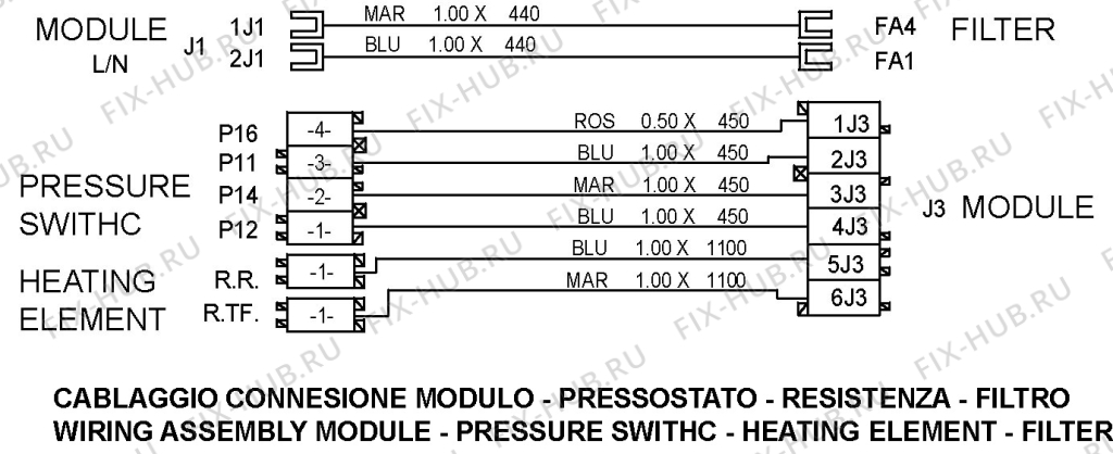 Большое фото - Электропроводка для стиральной машины Indesit C00260208 в гипермаркете Fix-Hub