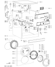Схема №1 AWO/D 41115 с изображением Декоративная панель для стиралки Whirlpool 481245217661