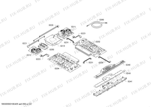 Схема №2 PIF675DG1X с изображением Стеклокерамика для плиты (духовки) Bosch 00775002