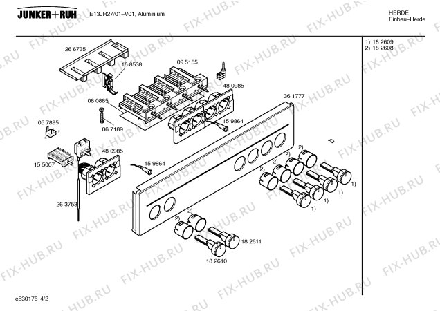 Схема №3 E13JR29 с изображением Инструкция по эксплуатации для духового шкафа Bosch 00528435