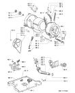 Схема №1 HDW6000WH (F092622) с изображением Клавиша для стиралки Indesit C00344045