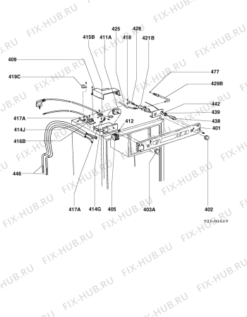 Взрыв-схема холодильника Losirs (N Ls) GM65H - Схема узла Armature/fitting