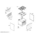 Схема №5 PD304BS с изображением Крышка для духового шкафа Bosch 00489335