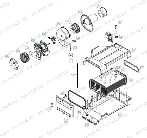 Взрыв-схема стиральной машины Asko T783C NL   -White (340163, TD60.2) - Схема узла 02