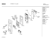 Схема №2 HMT9866 с изображением Набор кнопок для микроволновой печи Bosch 00187236