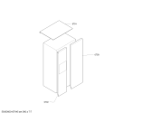 Схема №3 RS295311 Gaggenau с изображением Дверь для холодильной камеры Bosch 00710053