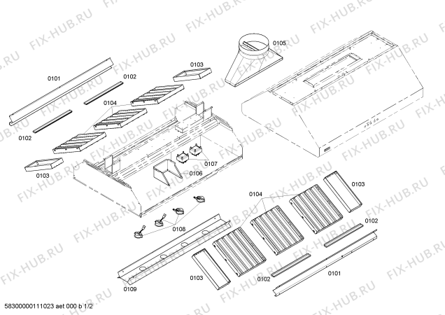 Схема №2 PHI60ZS с изображением Трубный патрубок для духового шкафа Bosch 00238558