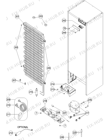Взрыв-схема холодильника Gorenje NRF7181TX (473280, HZZS44764) - Схема узла 04