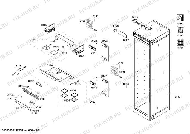 Схема №3 RW414260 с изображением Крепеж для холодильной камеры Bosch 00607299