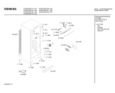 Схема №3 KS42V20GR с изображением Панель для холодильника Siemens 00356534