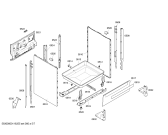 Схема №3 P1HCB21325 с изображением Кронштейн для электропечи Bosch 00499538