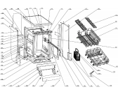 Схема №1 GS61010W (139687, WQP12-9240) с изображением Сенсорная панель для электропосудомоечной машины Gorenje 149007