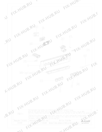 Схема №5 CSE 62321 DX (7739486704) с изображением Всякое для электропечи Beko 4431900097