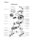 Схема №1 MO5396PA/4Q0 с изображением Покрытие для электропылесоса Moulinex RS-RT900454